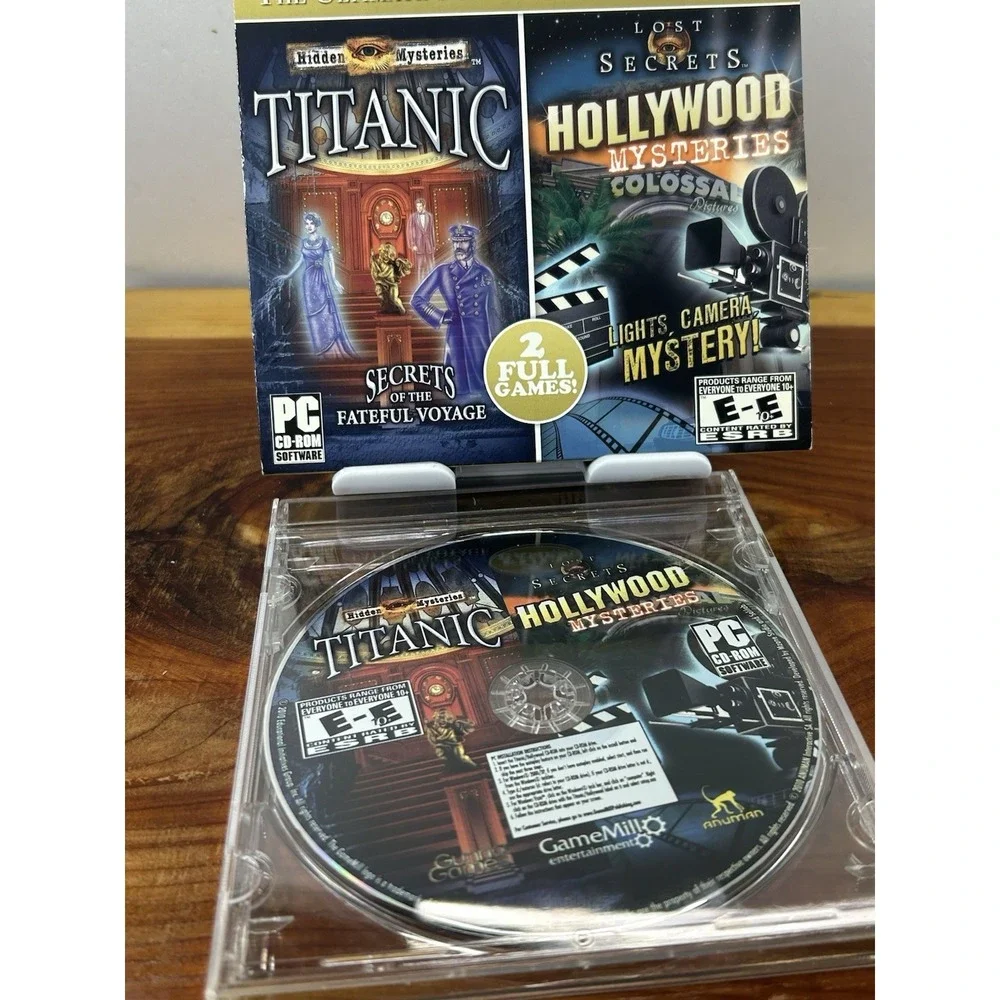 Hidden Mysteries: Titanic/Lost Secrets: Hollywood Mysteries (PC, 2010)